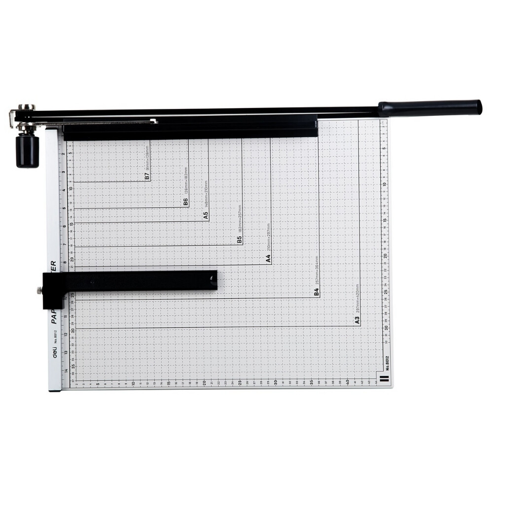 DELI E8012 STEEL PAPER TRIMMER A3 15x18" - Image 2