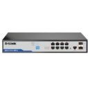 D-Link  16-port Gigabit Long Range 250m PoE+ Smart Switch with 16 PoE ports + 2 SFP ports