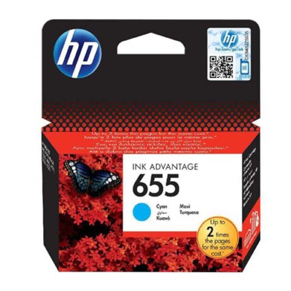 HP 655 Cyan Cartridge