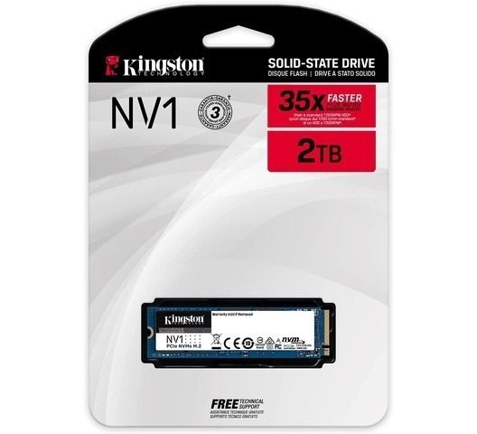 Kingstone NVMe 2280 2TB Up to 2,100MB/s Read, 1,700MB/s Write(OpenPack)