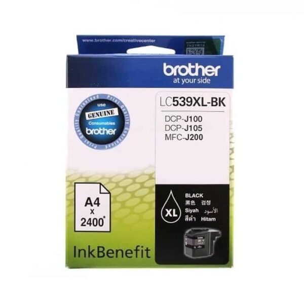 LC539XL BLACK INK CARTRIDGE BROTHER
