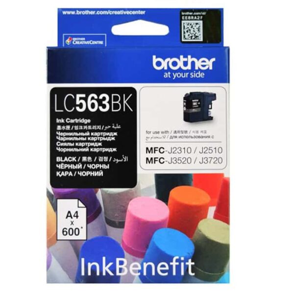 LC563 BLACK INK CARTRIDGE BROTHER