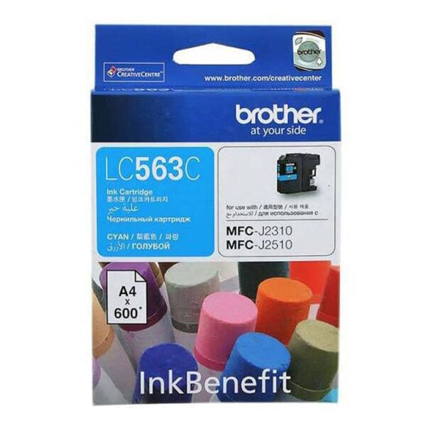 LC563C CYAN INK CARTRIDGE BROTHER