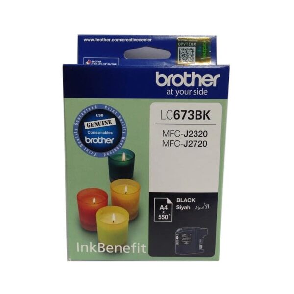 LC673 BLACK INK CARTRIDGE BROTHER