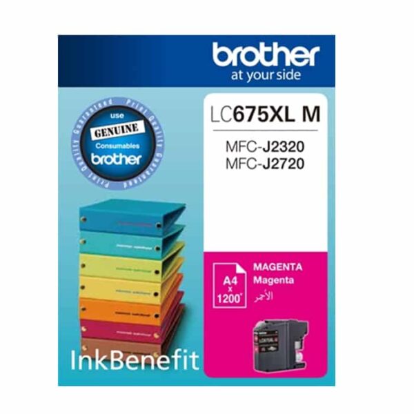 LC675XL MAGENTA INK CARTRIDGE BROTHER