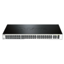 D-Link 48-Port 10/100/1000Base-Twith 4 Combo 1000BaseT/SFP Ports Switch (DGS-1210-52MP)