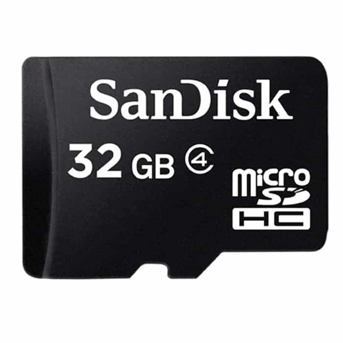SANDISK 32GB MICRO SD CARD Class 4