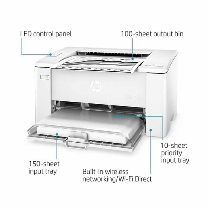 HP LASERJET PRO M102W PRINTER - Image 2