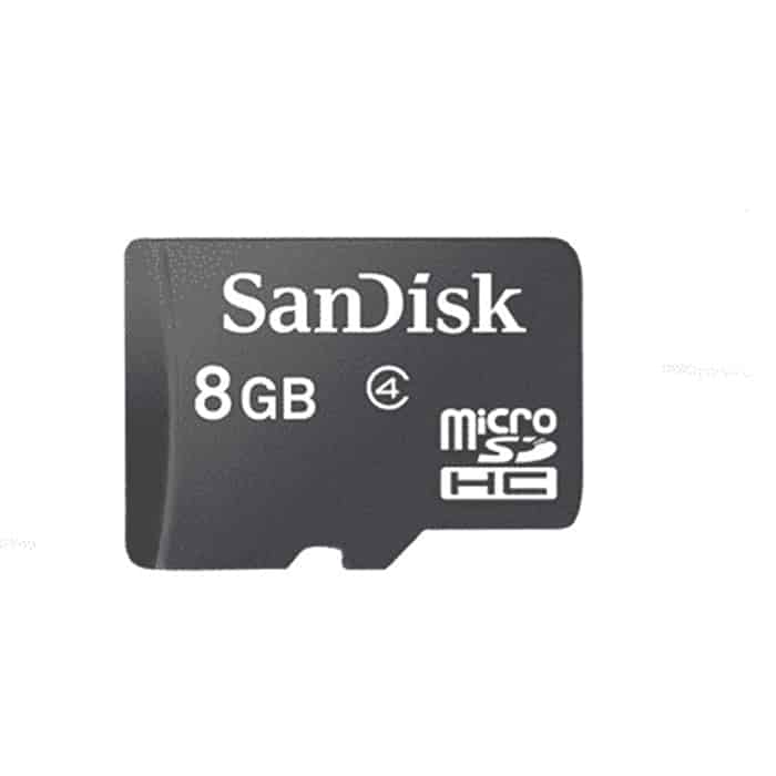 SANDISK 8GB MICRO SD CARD Class 4