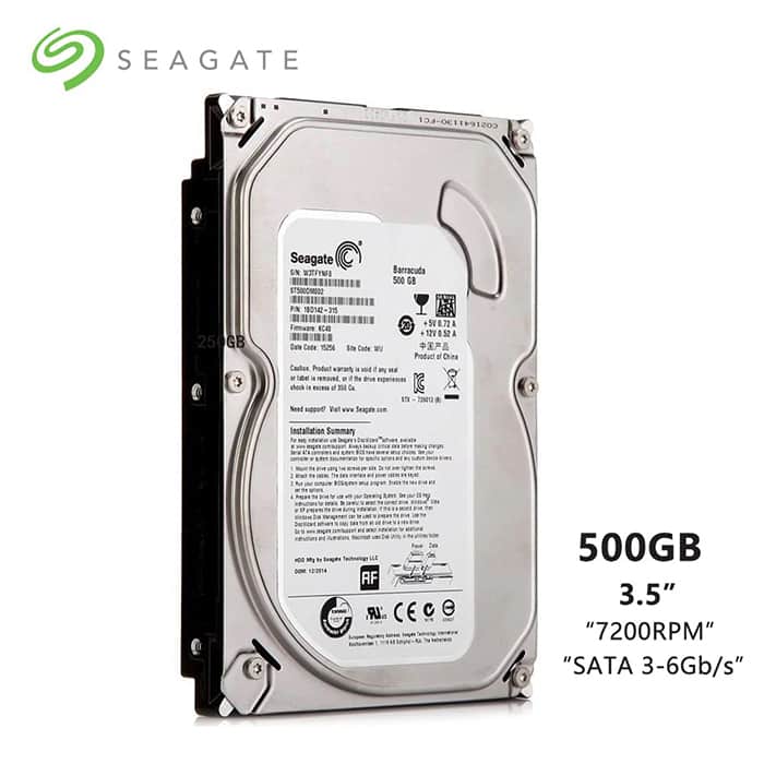 SEAGATE HDD LAPTOP 500GB SATA 2.5"