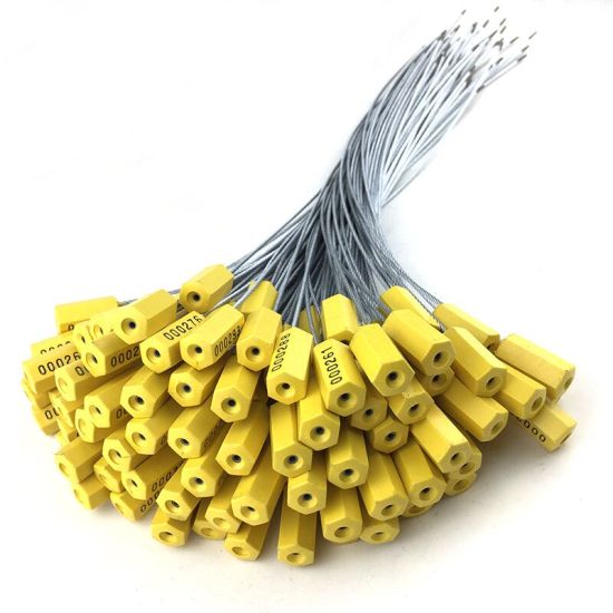 Material Galvanized Stainless Steel Seals with Coated ABS Plastic 70cm cable length